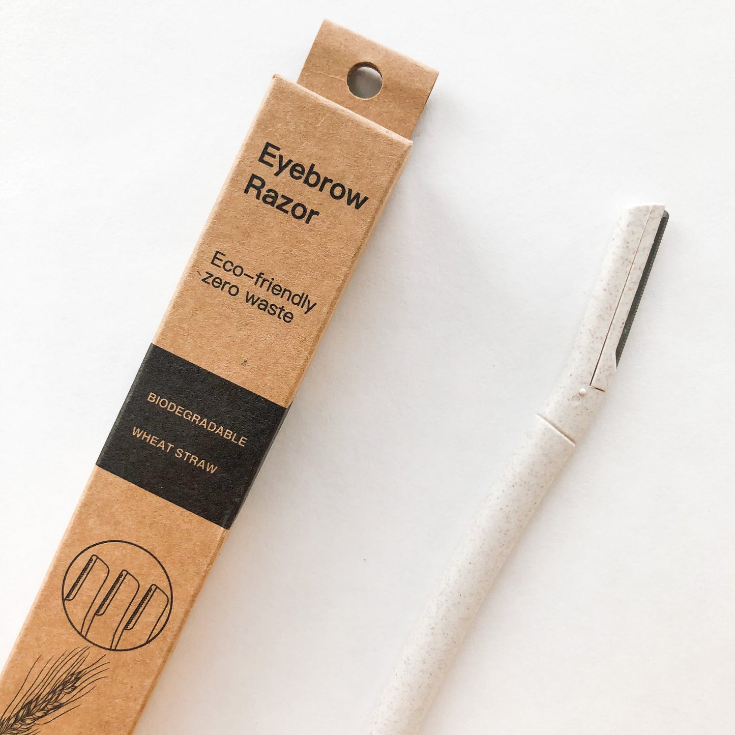 EcoBrow – Biodegradable Wheat Straw Eyebrow Razor